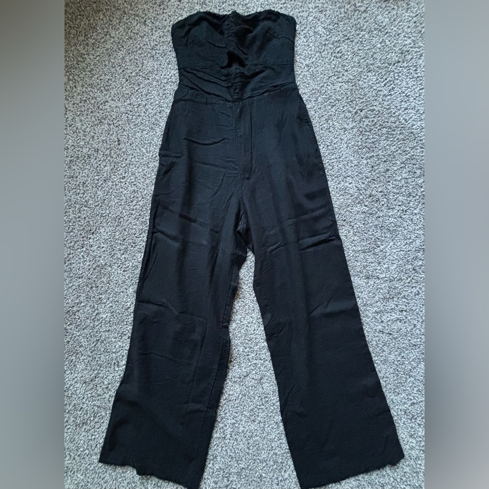 Abercrombie Strapless Cutout Jumpsuit Sz XSP